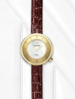 March LA.B Lady Volante Nacre, gold PVD case