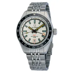 Islander Port Jefferson GMT with white dial and black bezel