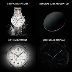 Cadisen C7067 feature image (mineral AR-coated crystal, 0S10 movement, lume)