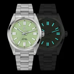 Watchdives WD1016B with pistachio green dial