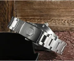 San Martin SN030-G-V2 bracelet and folding clasp with hexagon logo