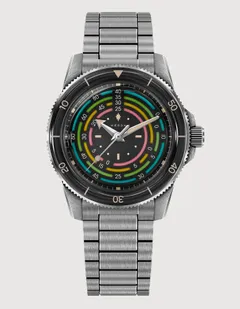 Héron Marinor Rainbow ref. 3301-A on steel bracelet