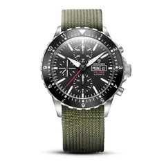 Draken Kruger Auto on an olive nylon strap