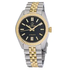 Islander Brookville Hi-Beat two-tone with black dial and fluted gold-tone bezel