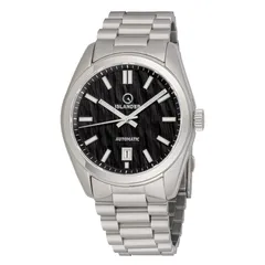 Islander Upper Brookville with ink black birch-texture dial