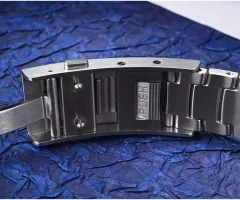 San Martin SN0142 fold-over clasp with push-button extension