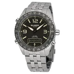 Islander Rocky Point analog-digital watch with grey dial