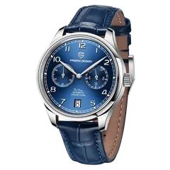 Pagani Design PD-1722 with blue dial on blue leather strap
