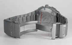 Signed twin-pusher clasp and screw back of the Precista Mission Timer PRS-56