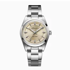 Addiesdive AD2515 with cream yellow dial