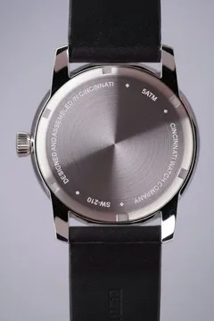 Cincinnati Watch Company Guild Mechanical, solid steel caseback