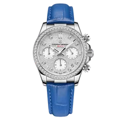 Pagani Design PD-1730 on blue leather strap