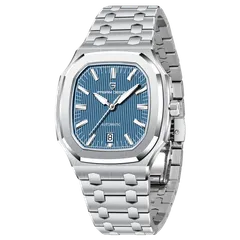 Pagani Design PD-YS033 with light blue dial on integrated steel bracelet