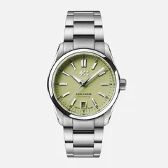 Christopher Ward C63 Sealander Automatic 36mm, Pistachio dial on Bader bracelet