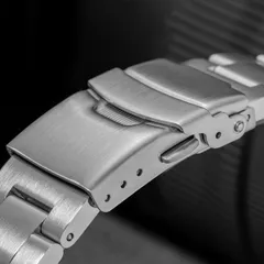 Addiesdive AD2537 fold-over clasp with flip-lock and spring-bar micro-adjust holes