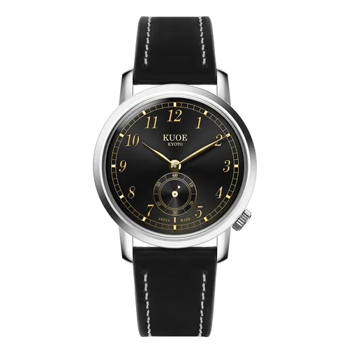 KUOE Old Smith 90-007, Black, on cordovan leather strap
