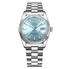 Cadisen C8214 with ice blue dial and blue seconds hand