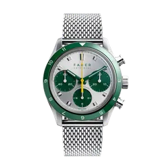 Farer Racing Chronograph Gara on the Milanese bracelet