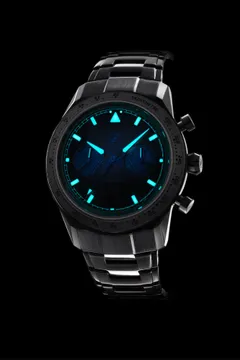 Zelos Starfighter Chronograph Meteorite lume shot