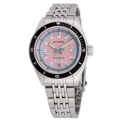 Islander Port Jefferson skin diver with Miami pink dial