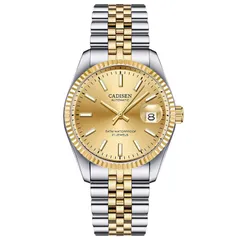 Cadisen C8053 with gold dial in two-tone steel and gold-tone