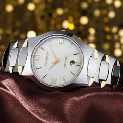 Cadisen C5053 dial and bracelet detail