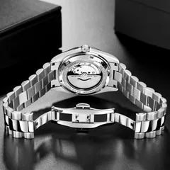 Cadisen C8214 display caseback and butterfly clasp