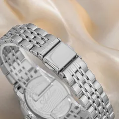 Addies AW25913 clasp and polished multi-link bracelet