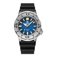 Addiesdive AD2047 on the black silicone strap