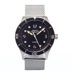 Mercer Voyager II Ebony on a Milanese mesh bracelet
