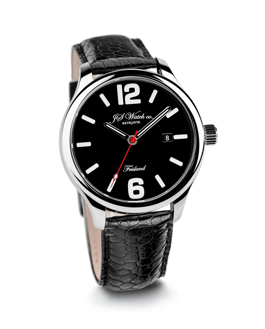 JS Watch Co. Reykjavik Frisland Black Sunburst