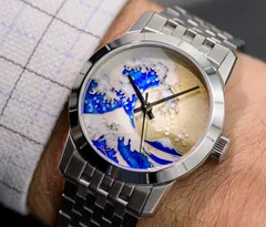 Cincinnati Watch Company The Great Wave, on the wrist