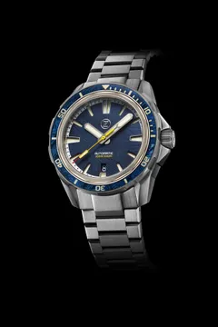 Zelos Swordfish Ti 42mm (2020), blue meteorite dial and blue meteorite bezel