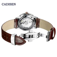 Cadisen C8140L display caseback and butterfly deployant clasp