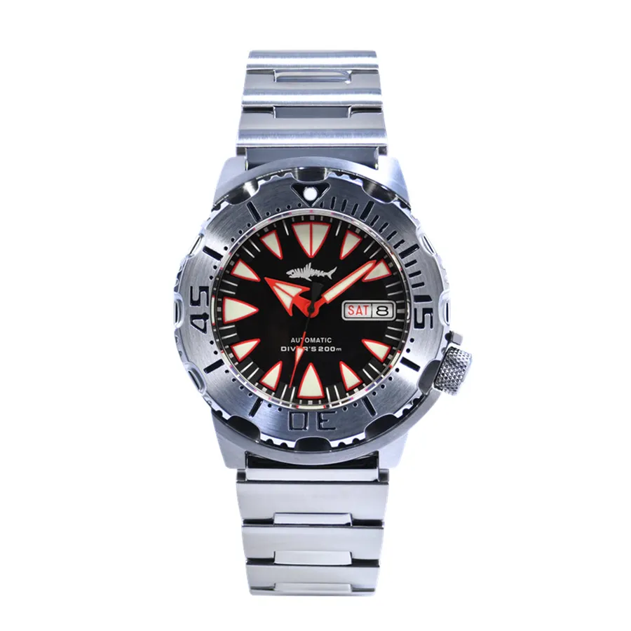 Heimdallr Sharkey Ocean Monster in stainless steel on bracelet