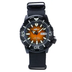 Heimdallr Sharkey Ocean Monster in black PVD with gradient brown dial on nylon band