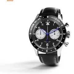 Hemel Hawkeye Chronograph, midnight black dial, black ceramic 12-hour bezel
