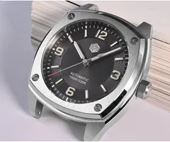 San Martin SN026-G with gun grey sunray dial, case head