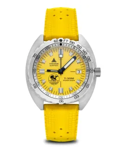 Synchron Ti300M Poseidon, sunshine-yellow dial, on yellow Tropic strap