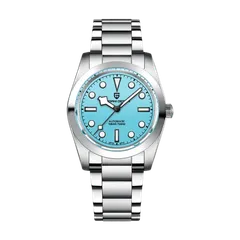 Pagani Design PD-1716 with sky blue dial (no date window) on steel bracelet