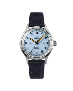 Studio Underd0g 02SERIES Gen2 Steffany Blue field watch, front view