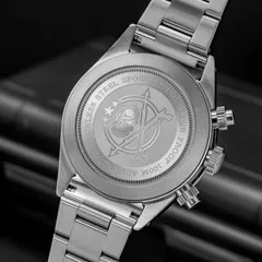Addiesdive AD2558 engraved solid caseback ("water proof 100m")