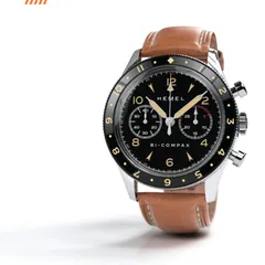 Hemel Air Wing, black dial, 12-hour bezel