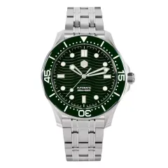 San Martin SN088-G2 with green wave dial and green bezel