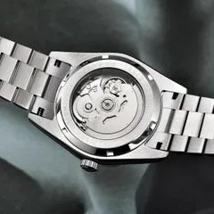 Pagani Design PD-1783 display caseback engraved PD-1783 and "Water resistant 100m", showing a Seiko NH-series movement