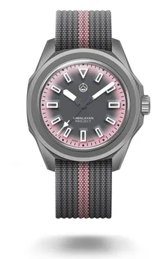 Ocean To Orbit Himalayan Project Rock Salt, pink dial