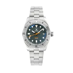 Raven Trekker, gloss grey dial with stainless steel bezel