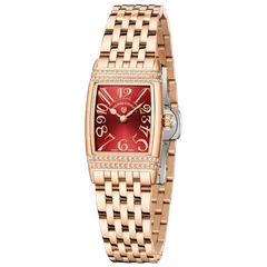 Pagani Design PD-1737 with red dial, gold-tone case and bracelet