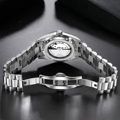 Cadisen C8198 display caseback and butterfly clasp