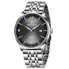 Pagani Design PD-1832 with grey-black gradient dial on steel bracelet